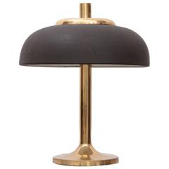 Brass Table Lamp by Hillebrand Germany 1960s