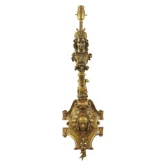 Exquisito Aplique de Bronce Antiguo Diosa Atenea Griega