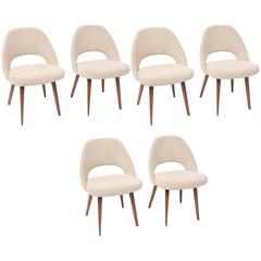 Set of Six Eero Saarinen Dining Chairs