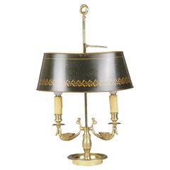 Antique French Bouillotte Table Lamp