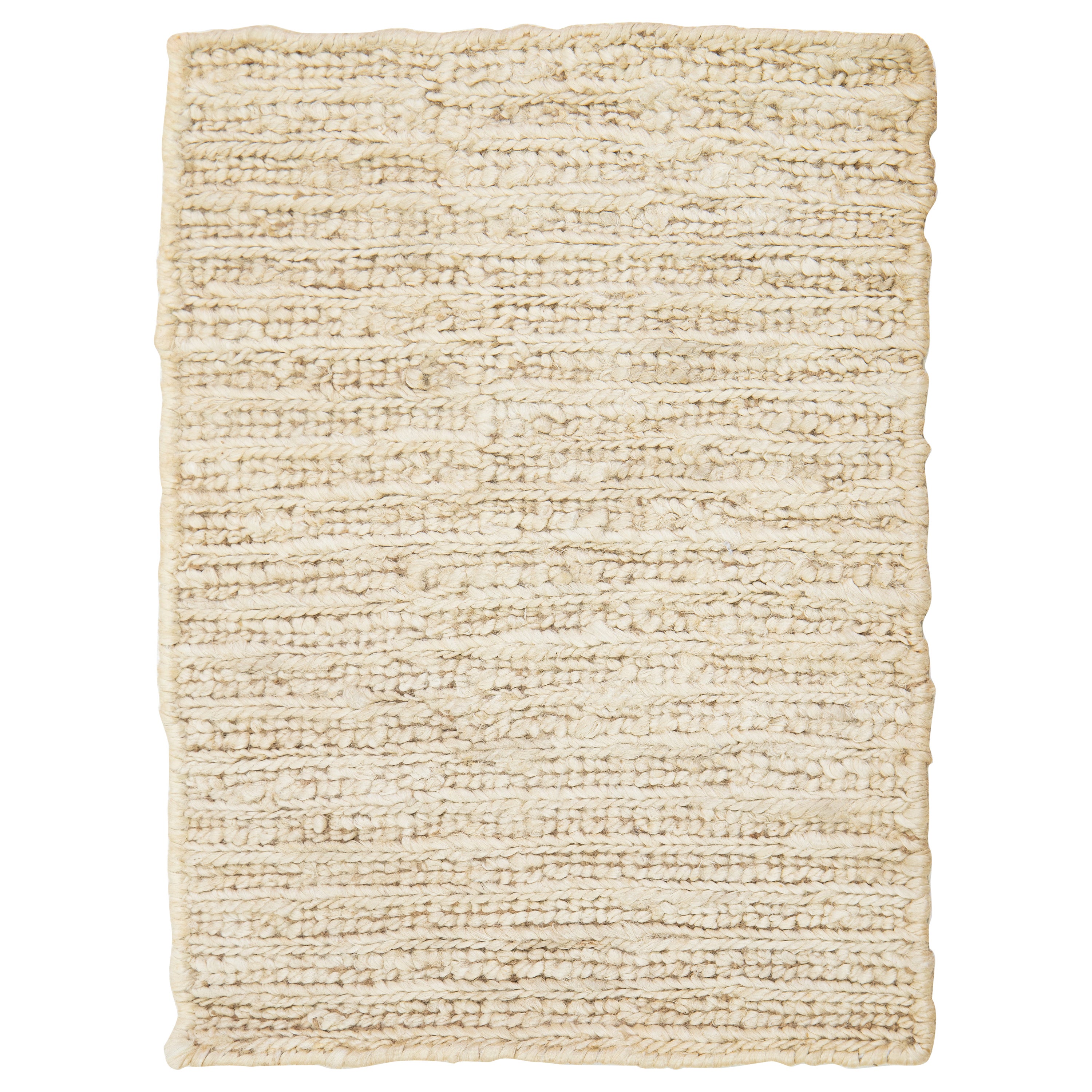 Modern Natural Jute Custom Rug Handmade In Beige
