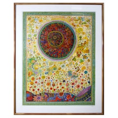 Juan Romero Buenos Dias Satellite Amigo Signed Serigraph 242/300 Framed 1978