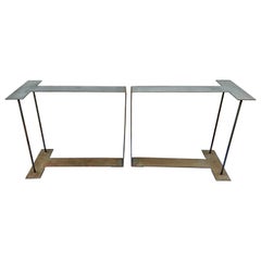 Iron Table Bases for Console, Desk or Dining after Pierre Chareau