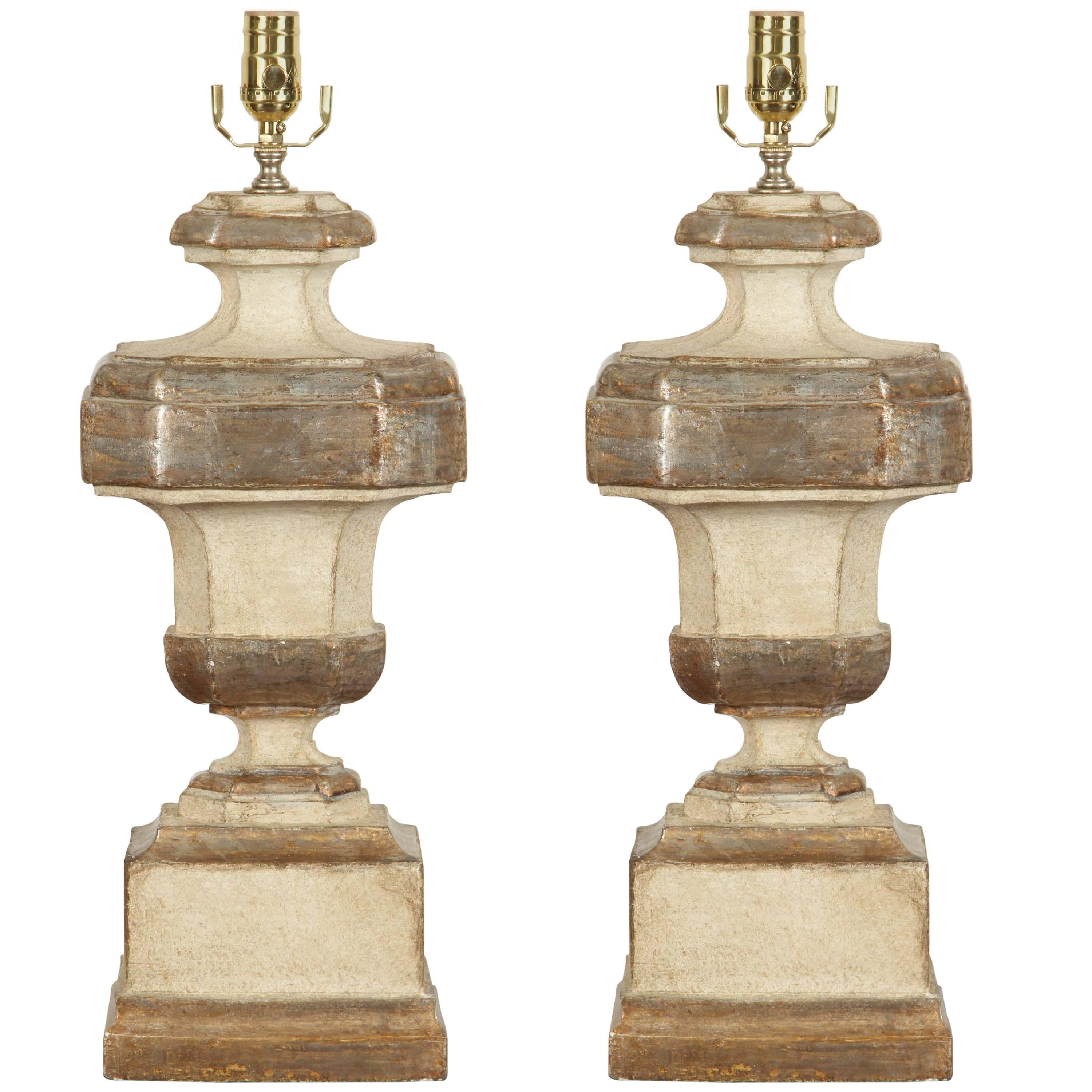 "Vittorio, " Silver Gilt Lamps For Sale