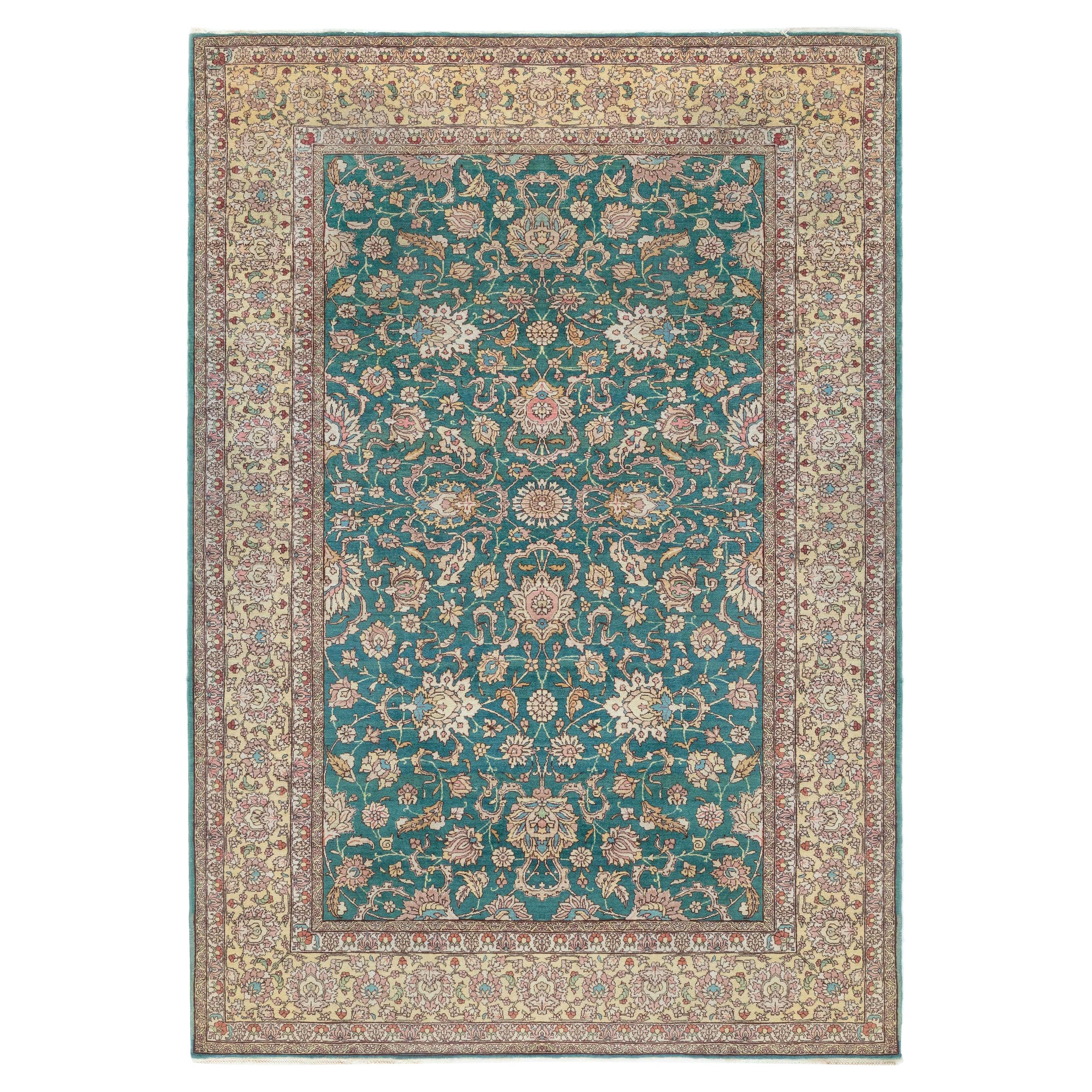 Doris Leslie Blau Antique Persian Tabriz Rug For Sale