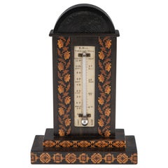 Tunbridge Ware Thermometer von Edmund Nye, um 1860