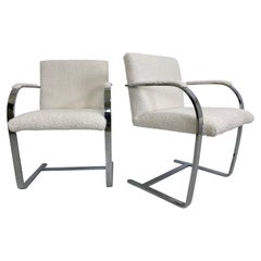 Mid century vintage Mies Van Der Rohe Brno chairs by Knoll