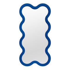 Espejo de pared contemporáneo 'Hvyli 8' (2x4) by Oitoproducts, Marco azul