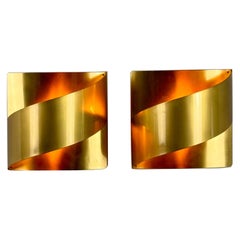 Pair of Peter Celsing Wall Lights for Falkenbergs Belysning, Sweden, 1960s