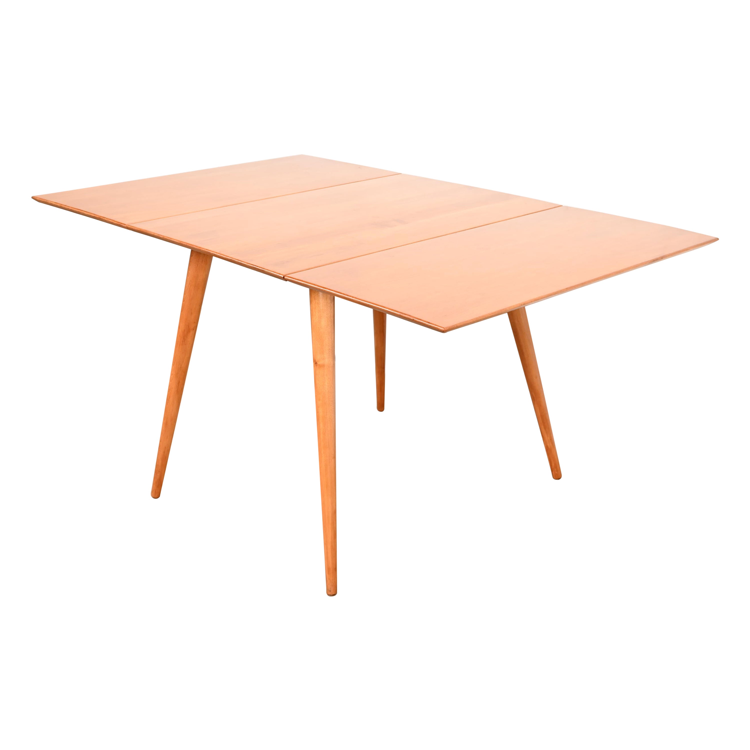 Paul McCobb Planner Group Solid Maple Drop Leaf Dining Table, 1950s