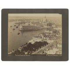 Panoramic View of Basilica di Santa Maria della Salute in Venice, 1880