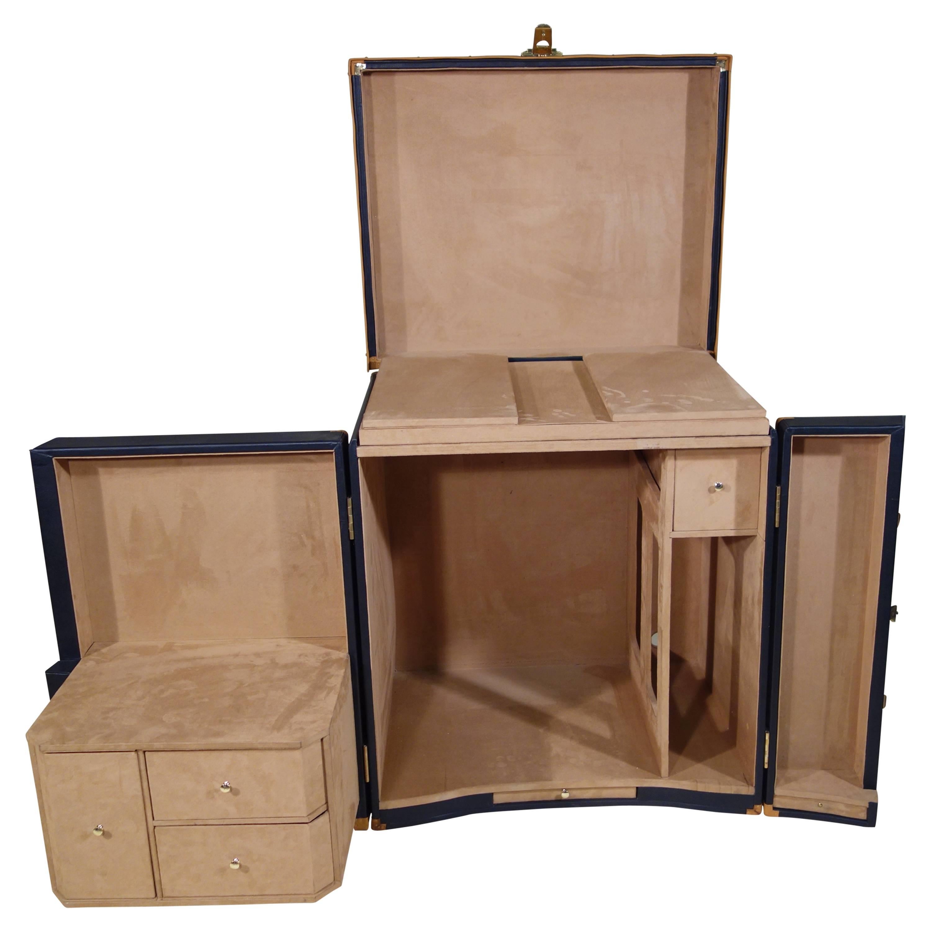 Special Order Office Trunk or Malle Bureau Commande Special For Sale