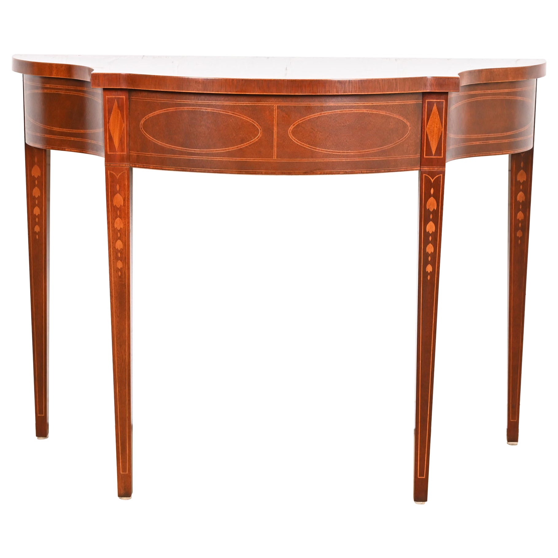 Baker Furniture Historic Charleston Federal Mahagoni-Konsole oder Eingangstisch