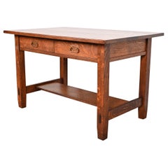 Stickley Brothers Escritorio antiguo Mission Oak Arts & Crafts