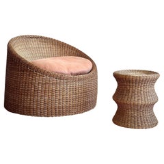 Eero Aarnio Elephant Boot Chair and Juttu Stool