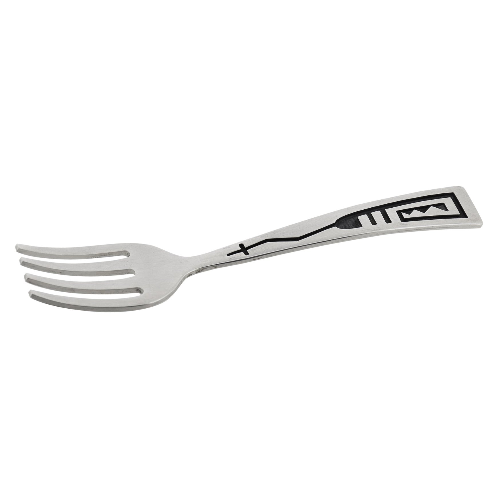 Benjamin Mansfield Native American Hopi Silvercrafts Guild Silver Small Fork