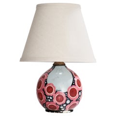 J. Raymond, Table Lamp, Ceramic, Brass, Italy, 1932