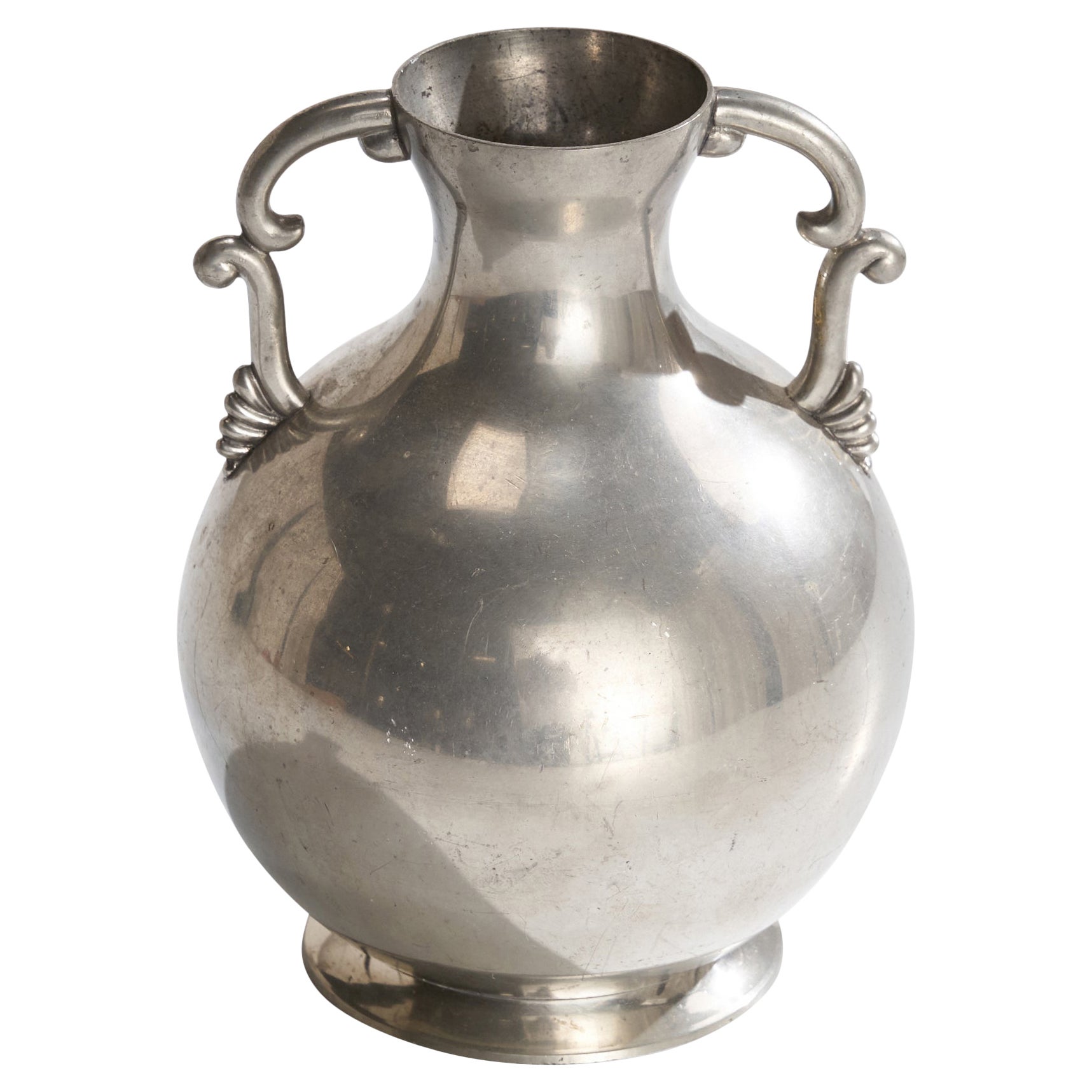 Emti, Vase, Pewter, Sweden, 1930s