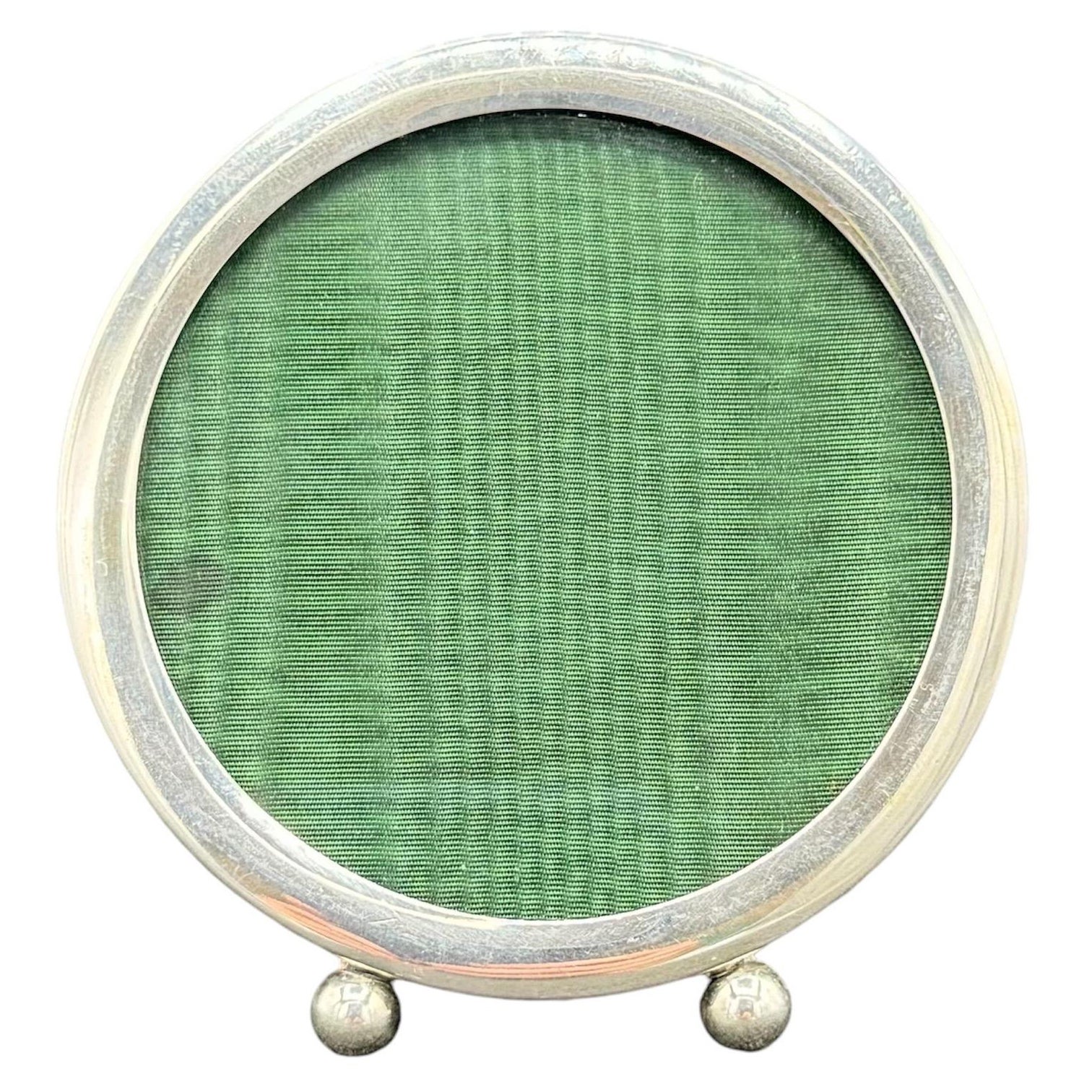 Marco circular de plata de ley