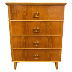 Finnish Cupboard in Birch, Circa 20th Century