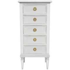 French Louis XVI Patinated "Chiffonnier" 12