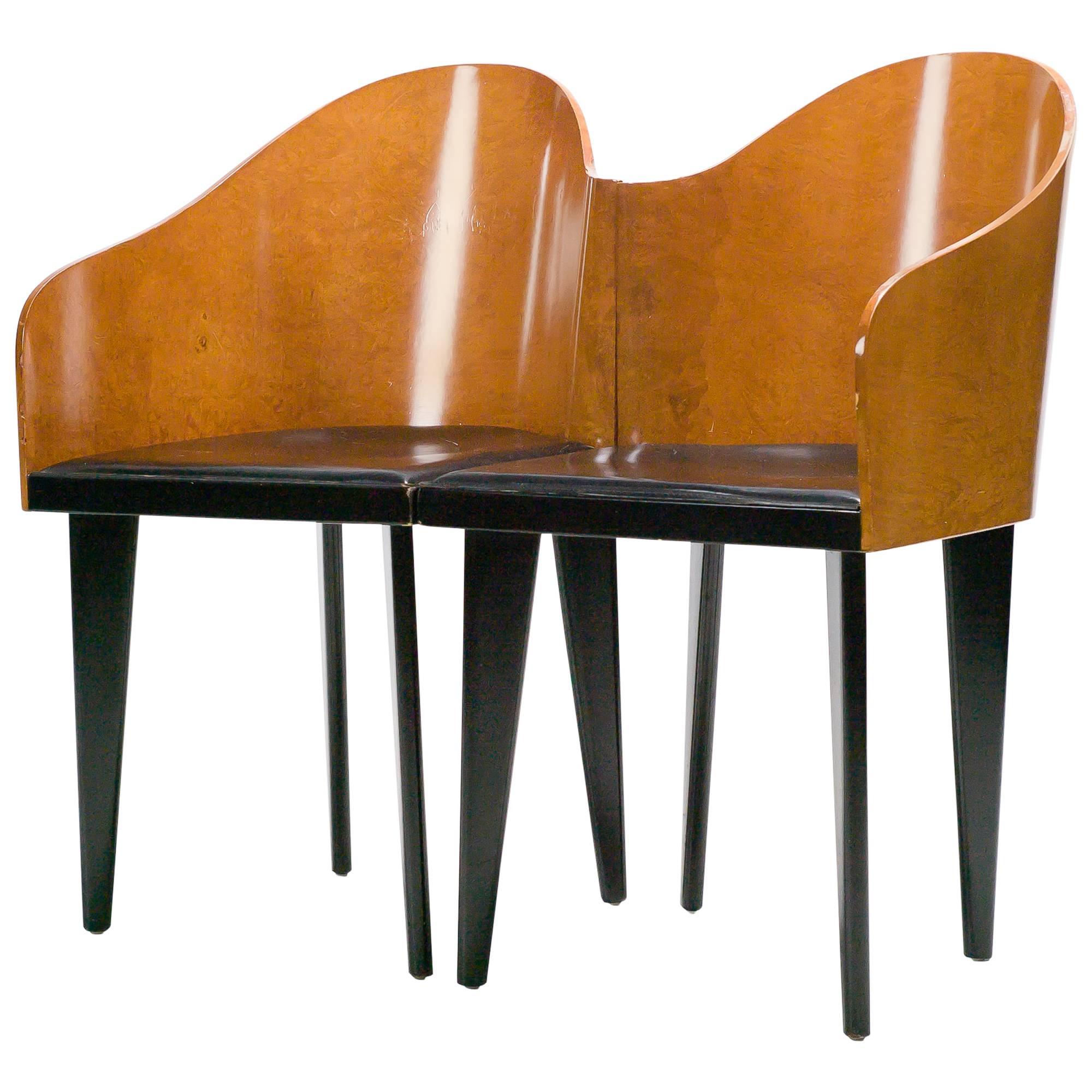 Toscana chairs. Piero Sartogo 1986 for Saporiti.