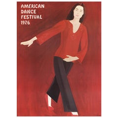Alex Katz - American Dance Festival 1976 Original Vintage Poster