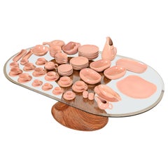 Ensemble de 86 pièces de poterie moderne américaine Russel Wright pour Steubenville