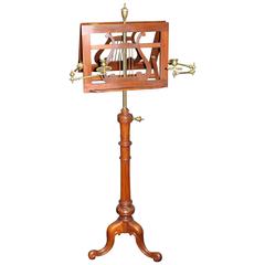 19th Century Mahogany Duet Music Stand