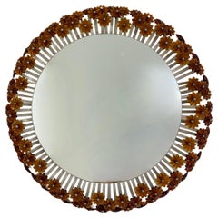 Specchio retroilluminato vintage di Emil Stejnar per Rupert Nikoll 1950s