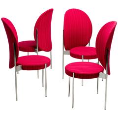 Rare Model No. 430 High Back Chairs by Verner Panton for Thonet 10