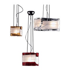 Radius RADSOMBG Pendant Lamp by Mazzega 1946