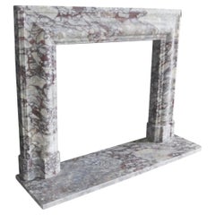 Bespoke Designer Viola Marble Fireplace Mantel