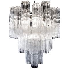 Murano Glass Tronchi Chandelier Attributed to Venini  c. 1960s