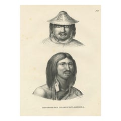 Portraits of Inhabitants of Northwest America by Karl Joseph Brodtmann, 1836