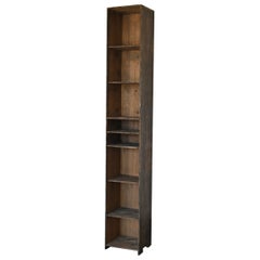 Vintage Old Japanese thin long wooden shelf/display shelf/20th century