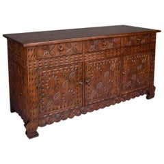 Dos Gallos Custom Carved Console