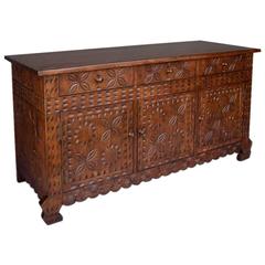 Custom Carved Console 4