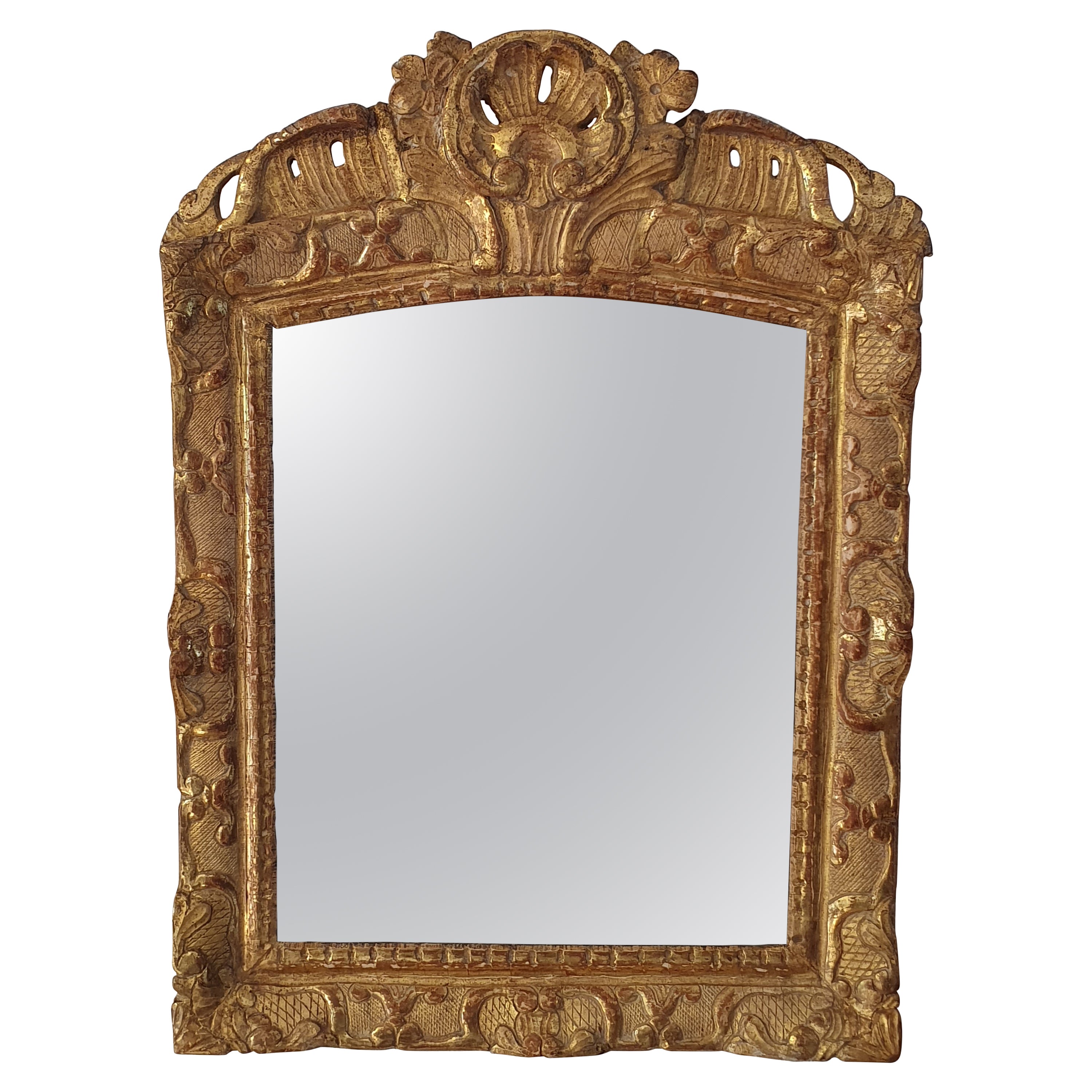18th Century French Giltwood Mirror
