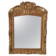 18th Century French Giltwood Mirror
