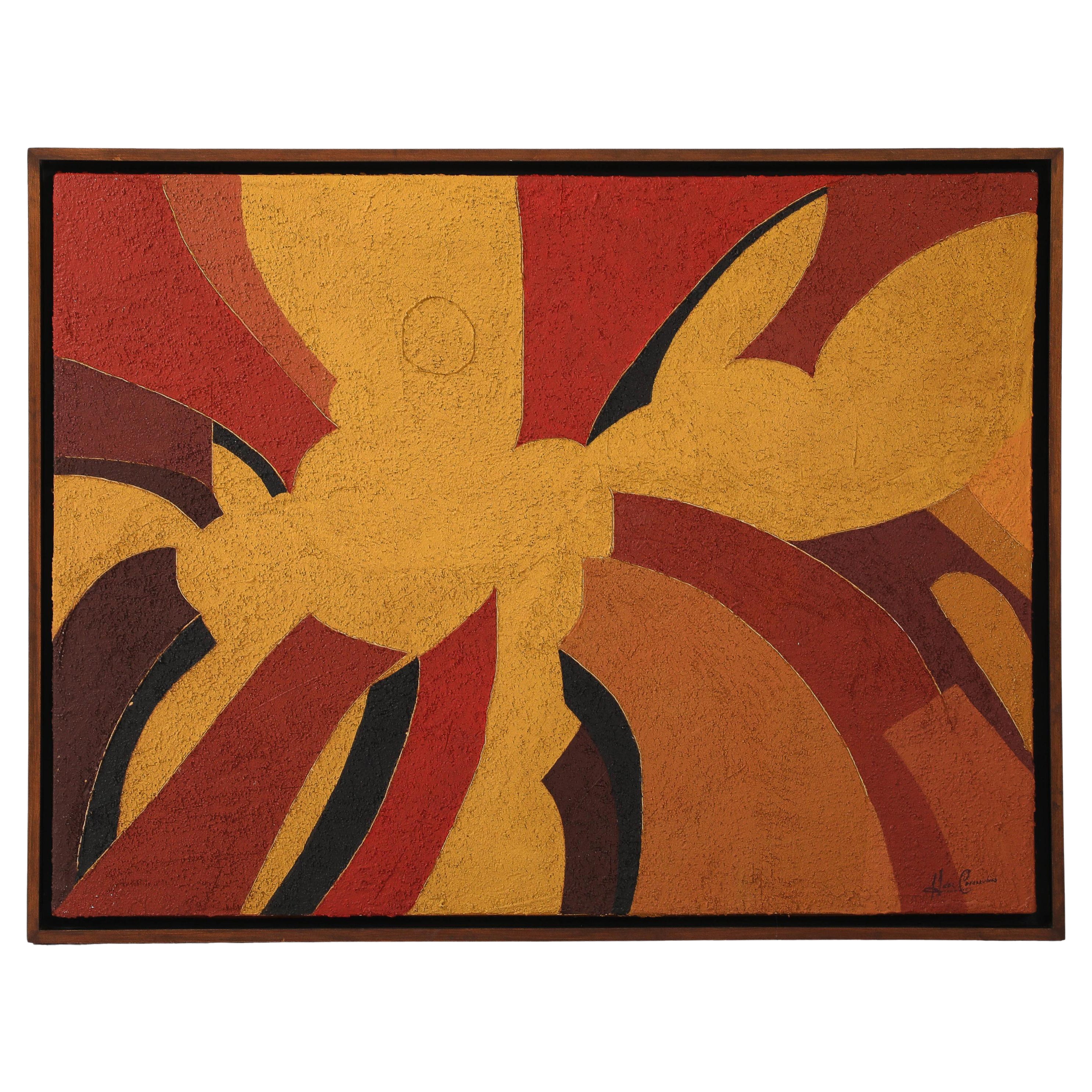 "Aglomeraciones & Incomunicacion" Abstract Artwork By Maricruz H. Covarrubias For Sale