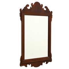 COUNCILL CRAFTSMEN Mahogany Chippendale Style Beveled Wall Mirror