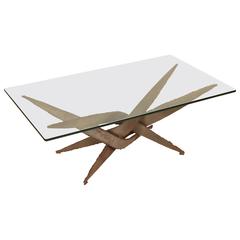 Brutalist Torch Cut Coffee Table