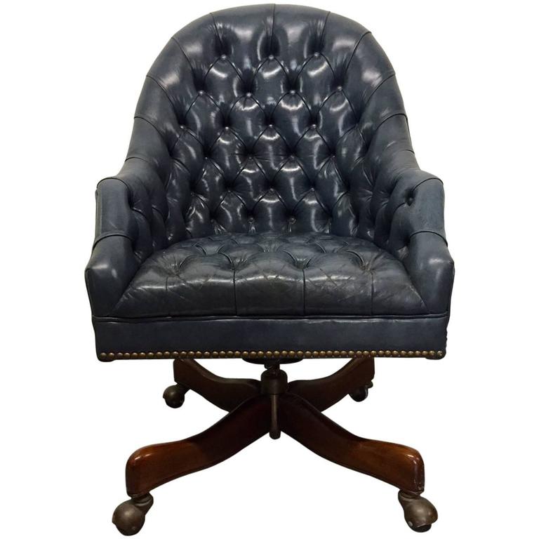 Schafer Bros Tufted Leather Chair At 1stdibs Schafer Bros Tufted Leather Chair For