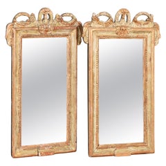 Pair of Gold Gilt Mirrors, Sweden circa 1800-20