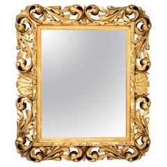Antique Giltwood Renaissance-style Florentine Mirror, prob. 19th Century