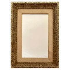Bronzed Carved Wood Mirror