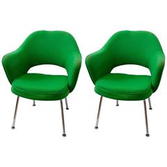 Pair of Eero Saarinen Executive Armchairs
