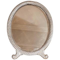 1930s Oval Table Mirror
