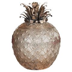 Large 1950s Pineapple Ice Bucket